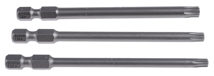 Bosch Driver Bit 3 Pieces Torx Bosch RS Components India