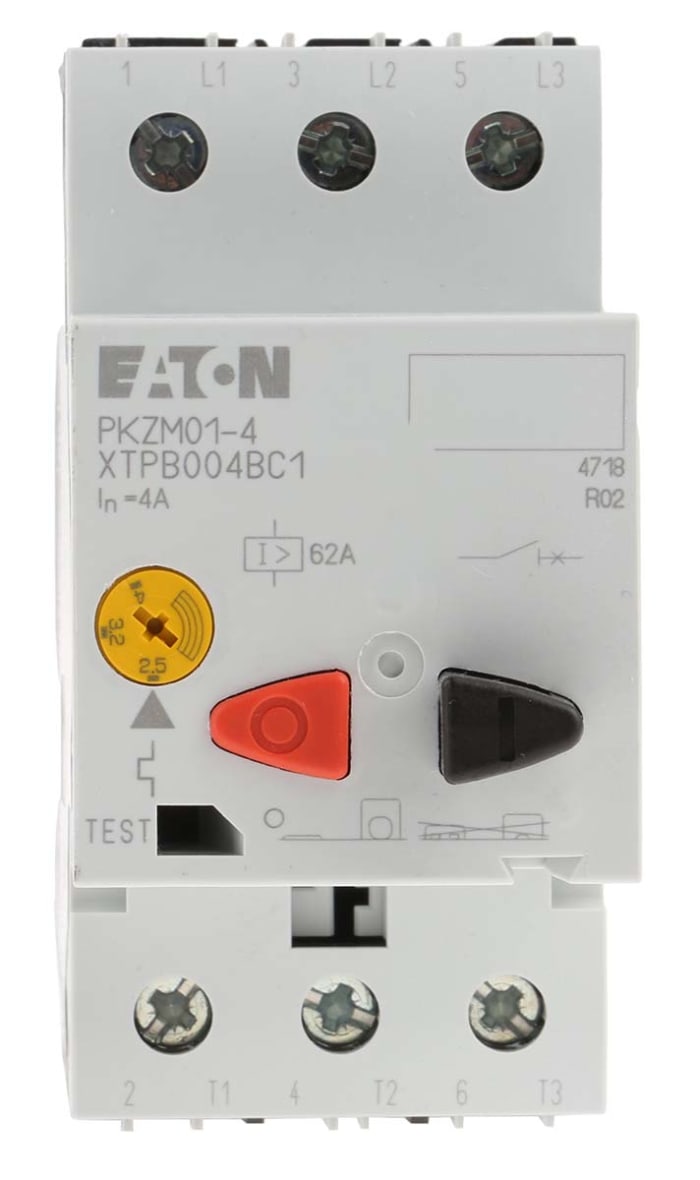 Eaton 2.5 → 4 A Motor Protection Circuit Breaker, 690 V ac