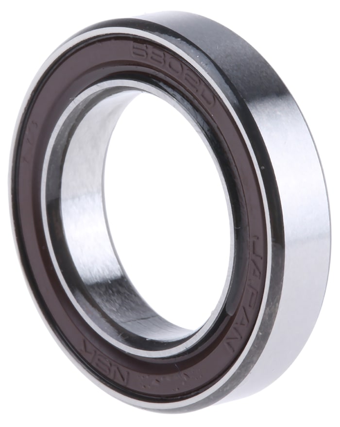 NSK 6802DD Single Row Deep Groove Ball Bearing- Both Sides Sealed 15mm I.D, 24mm O.D