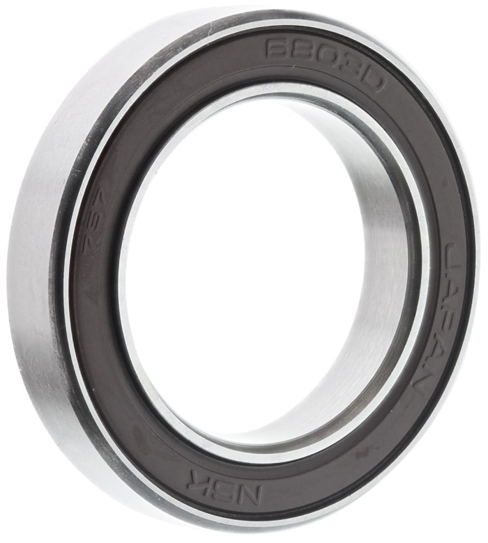 NSK 6803DD Single Row Deep Groove Ball Bearing- Both Sides Sealed 17mm I.D, 26mm O.D