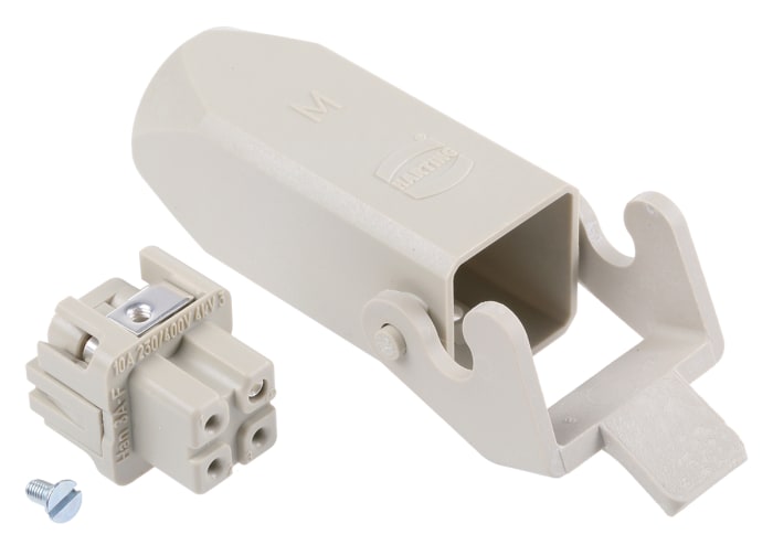 HARTING Connector Set, 3 Way, 10A, Female, Han A, 230 → 400 V