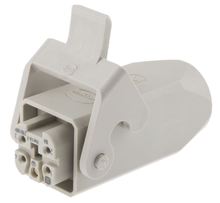 Connecteur industriel HARTING série Han A, 4 Contacts , 10A