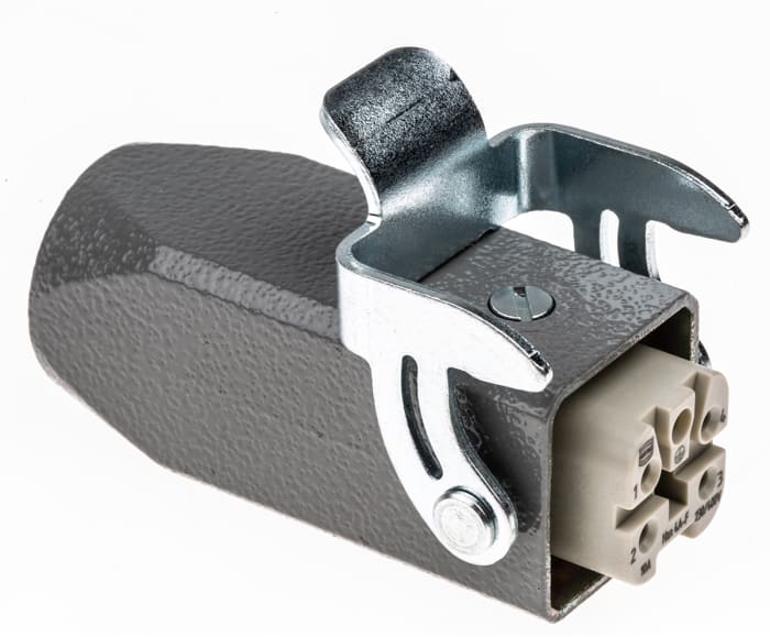 Connecteur industriel HARTING série Han A, 4 Contacts , 10A