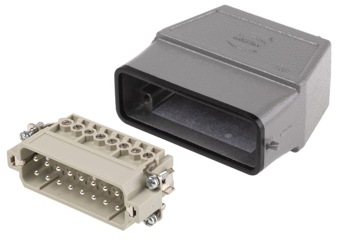 Connecteur industriel HARTING série Han A, 16 Contacts , 16A