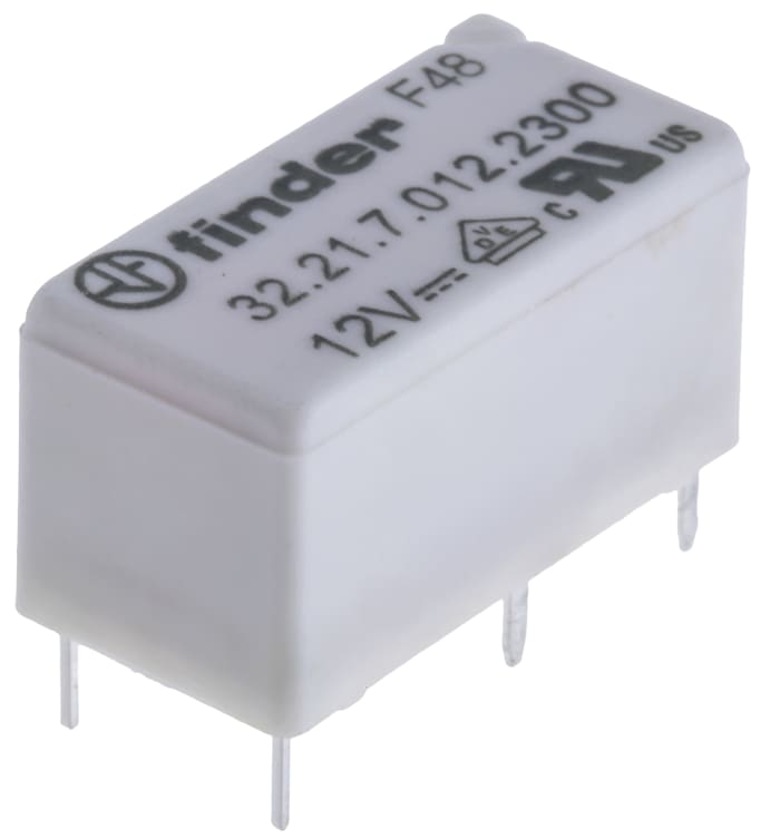 Výkonové relé SPST Montáž na PCB 12V dc 32 Series