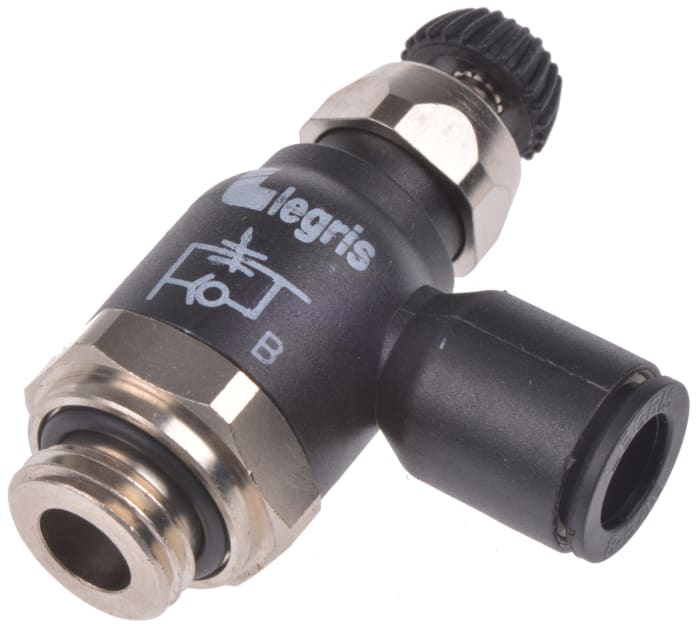 Legris 7061 Series Tube Flow Regulator, 8mm Tube Inlet Port