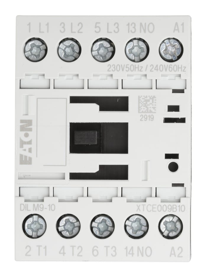 Eaton xStart Contactor, 230 V ac Coil, 3-Pole, 9 A, 4 kW, 3NO, 400 V ac