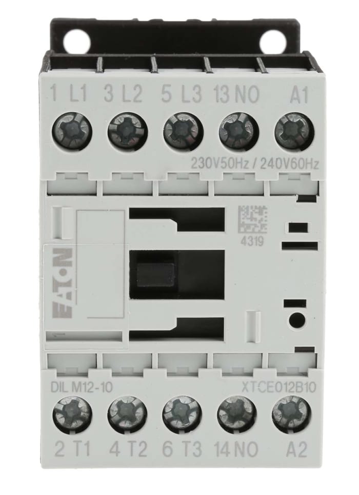 Eaton xStart Contactor, 230 V ac Coil, 3-Pole, 12 A, 5.5 kW, 3NO, 400 V ac
