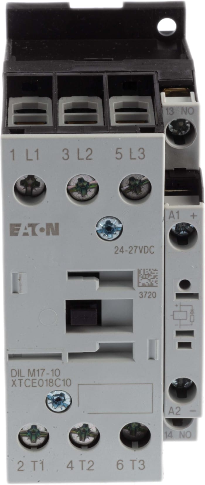 Contacteur Eaton, 3 pôles , 3NO, 17 A, 24 V c.c., 7,5 kW