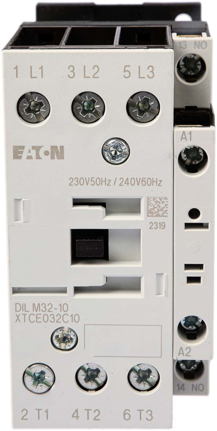 Eaton xStart Contactor, 230 V ac Coil, 3-Pole, 32 A, 15 kW, 3NO, 400 V ac