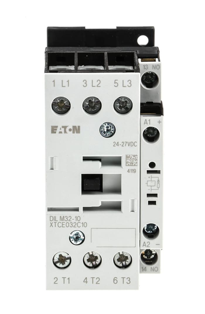 Contacteur Eaton, 3 pôles , 3NO, 32 A, 24 V c.c., 15 kW