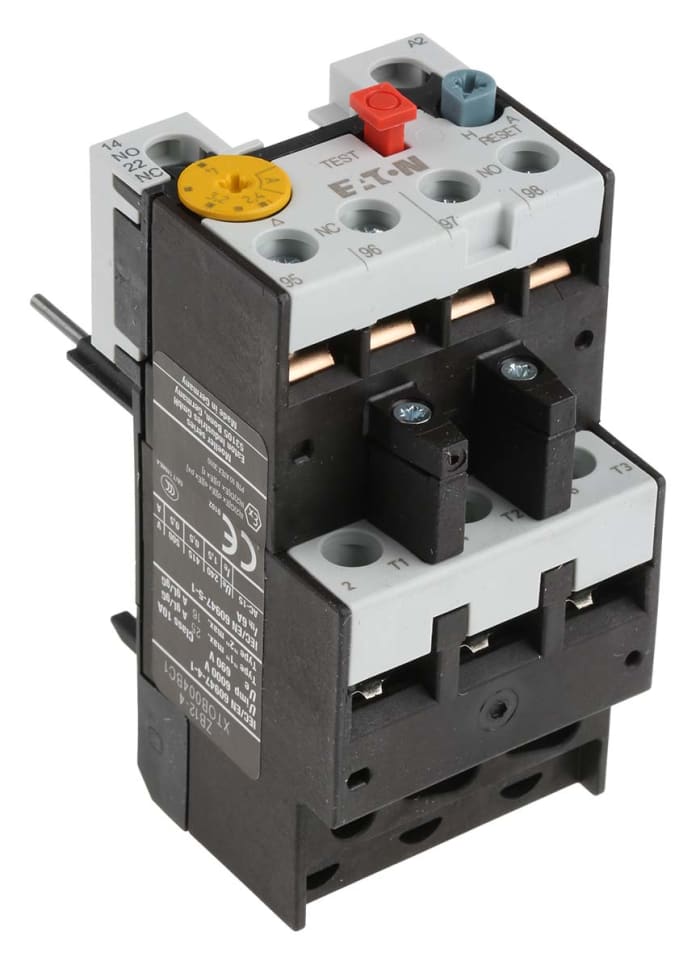 278438 ZB12-4 Eaton | Eaton, ZB Overload Relay 1 NO/1 NC, 2.4A, 4