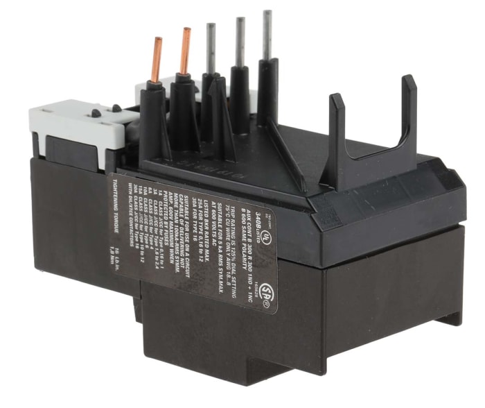 278440 ZB1210 Eaton Eaton Overload Relay 1NO + 1NC, 6 → 10 A F.L.C
