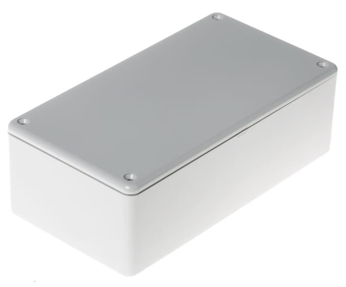 Hammond 1591 Series Grey Flame Retardant ABS Enclosure, IP54, Grey Lid, 150 x 80 x 50mm