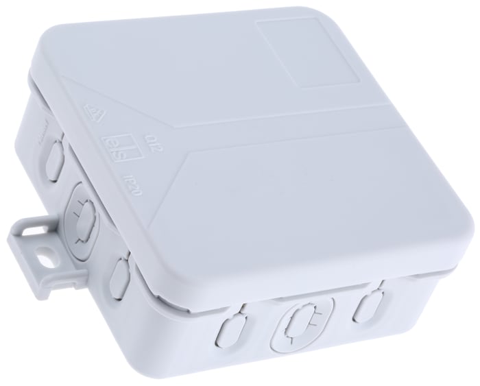 Caja de conexiones Spelsberg 33491201, 12, Polipropileno, Gris, 85mm, 85mm, 37mm, 85 x 85 x 37mm, IP20