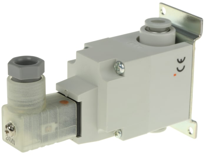 SMC 2/2 Pneumatic Solenoid Valve - Pilot/Spring VQ20 Series 24V dc