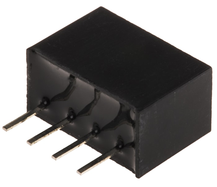 Recom ROM DC-DC Converter, 5V dc/ 200mA Output, 10.8 → 13.2 V dc Input, 1W, Through Hole, +85°C Max Temp -40°C