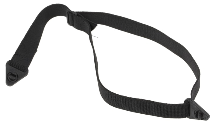 3M PELTOR Elastic, Plastic, Ribbon Black Hard Hat Chin Strap4949814, 4949808, 4949791