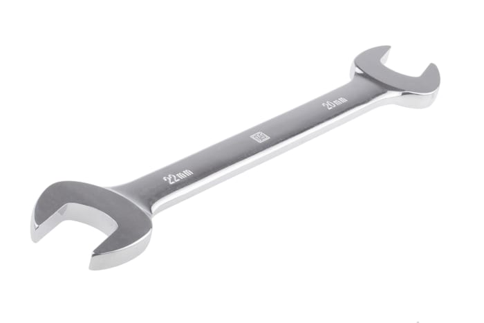 RS PRO Double Ended Open Spanner, 20mm, Metric, Double Ended