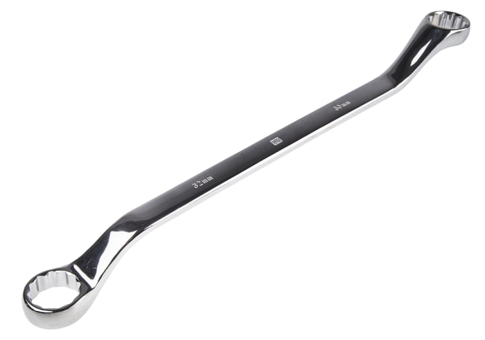 RS PRO Offset Ring Spanner, 30mm, Metric, Double Ended