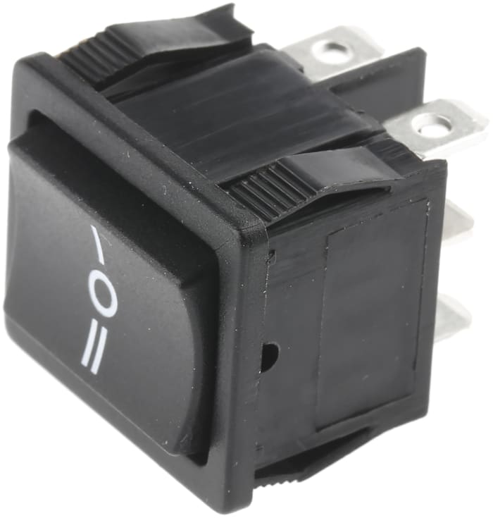 TE Connectivity DPDT, On-Off-(On) Rocker Switch Panel