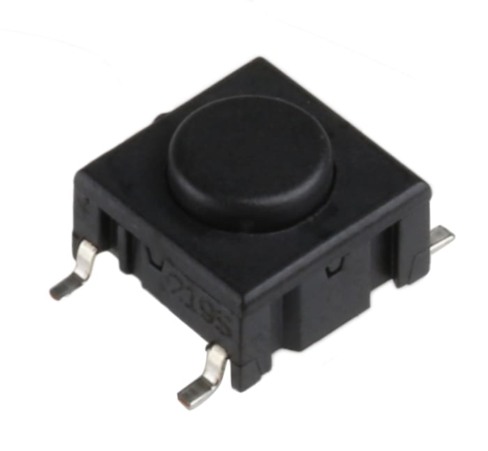 MEC IP67 Button Tactile Switch, SPST 50 mA @ 24 V dc 1.3mm