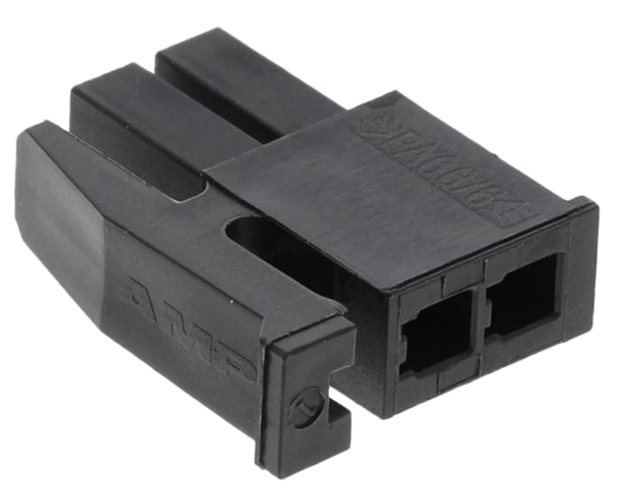 Boitier de connecteur Femelle, 2 contacts sur 2 rangs, pas 3mm, Droit, Montage sur câble, série Micro MATE-N-LOK