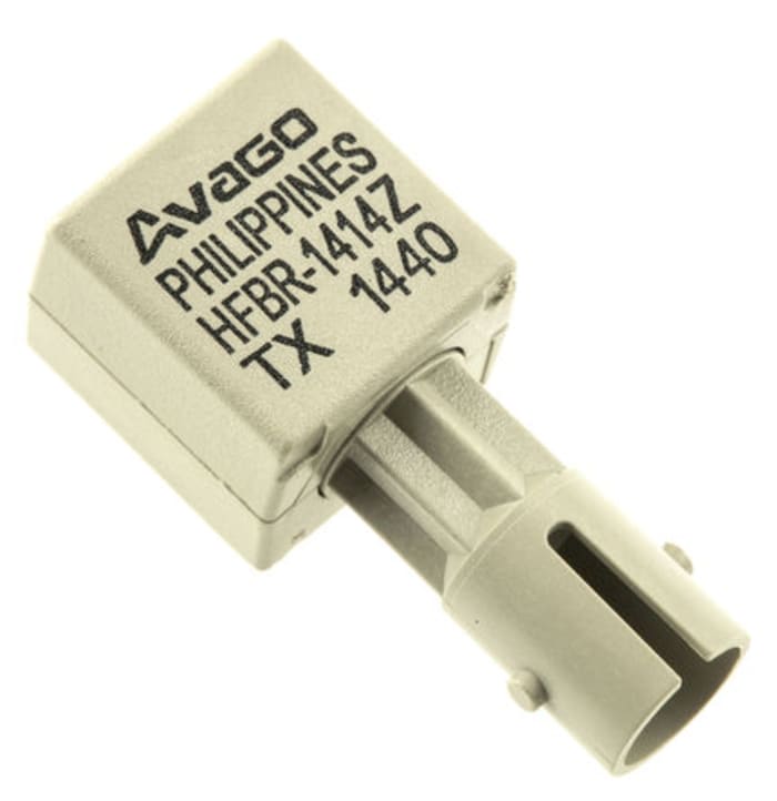 Broadcom HFBR-1414Z, 160MBd Fibre Optic Transmitter 820nm, Round, 27.2 x 12.7 x 10.2mm