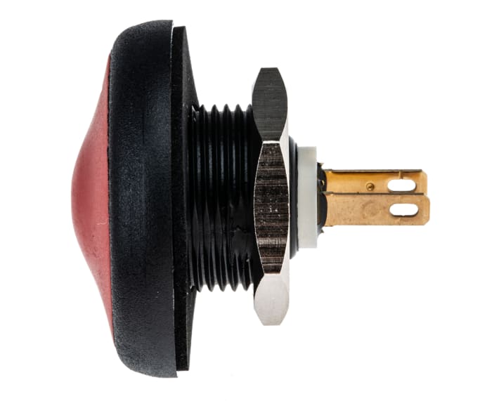 IFS3Z1AD600 APEM APEM Push Button Switch, Momentary, Panel Mount, 14.9mm Cutout, SPST, 32/48V