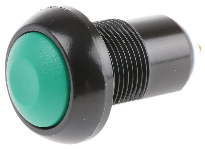 APEM Push Button Switch, Latching, Panel Mount, 12.9mm Cutout, SPST, 24V dc, IP67