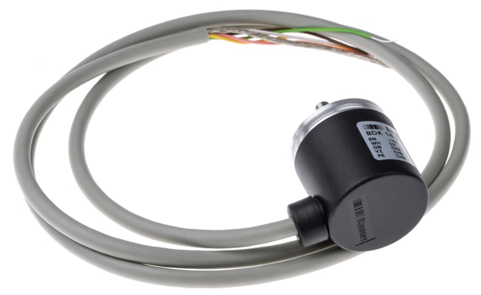 Baumer BDK Series Optical Incremental Encoder, 360 ppr, HTL/Push Pull Signal, Solid Type, 5mm Shaft