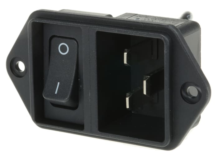 Schurter C20 Panel Mount IEC Connector Male, 16/20A, 250 V