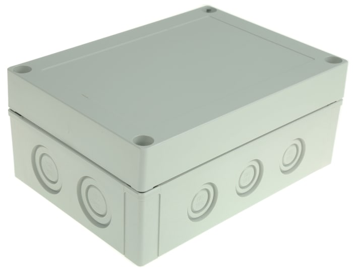 Skříň IP67 barva Šedá Polykarbonát 180 x 130 x 75mm