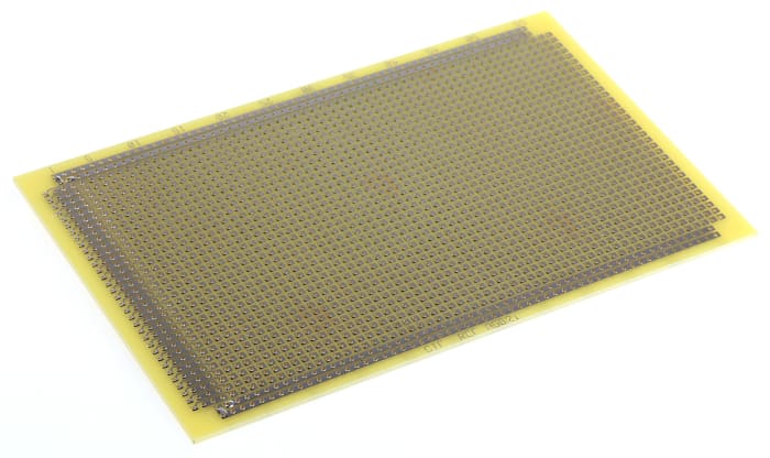 CIF Double Sided Matrix Board FR4 1mm Holes, 2.54 x 2.54mm Pitch, 160 x 100 x 1.6mm