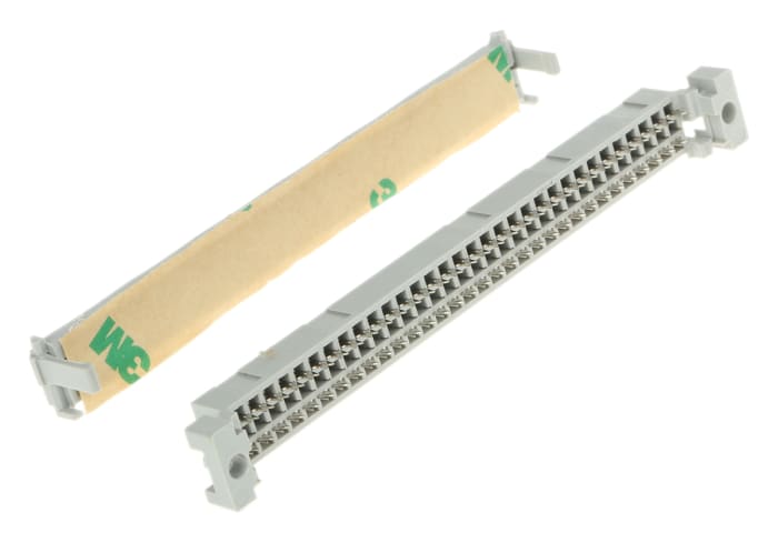 3M 62C 64 Way 2.54mm Pitch, Type C Class C1, 2 Row, Right Angle DIN 41612 Connector, Socket