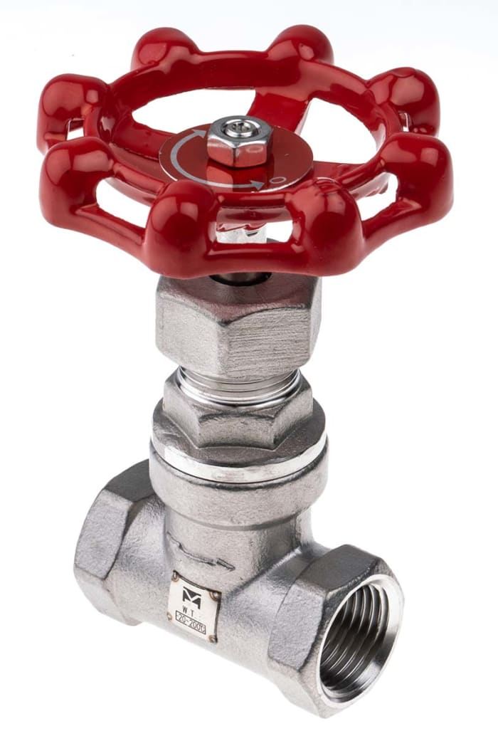 RS PRO Stainless Steel Globe Valve, 1/2 in BSP 32 bar