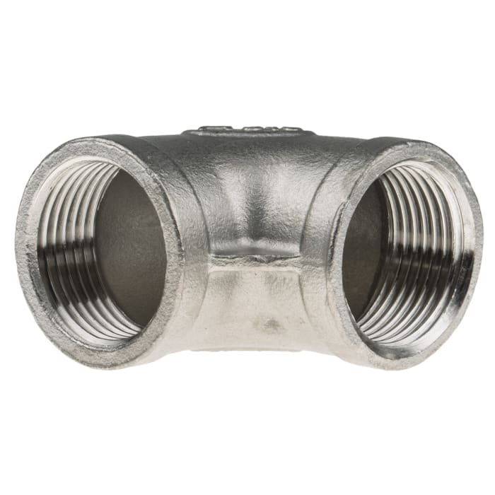 RS PRO Stainless Steel Pipe Fitting, 90° Circular Elbow, Female G