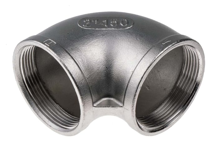 RS PRO | RS PRO Stainless Steel Pipe Fitting, 90° Circular Elbow ...