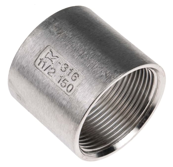 Stainless Steel Pipe Fitting, Pipe Cap, 1/2 in. Female NPT, Caps and Plugs, Pipe Fittings, Fittings, All Products