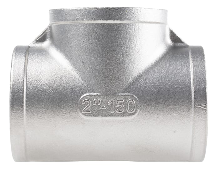 RS PRO, RS PRO Stainless Steel Pipe Fitting, Tee Circular Tee, Female G  1/2in x Female G 1/2in x Female G 1/2in, 499-2981