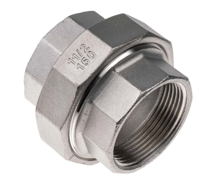RS PRO RS PRO Stainless Steel Pipe Fitting, Straight Decagon Union