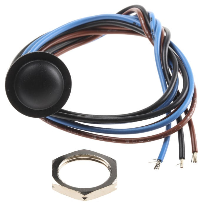 APEM Push Button Switch, Panel Mount, 16.2mm Cutout, SPDT, 24V dc, IP67