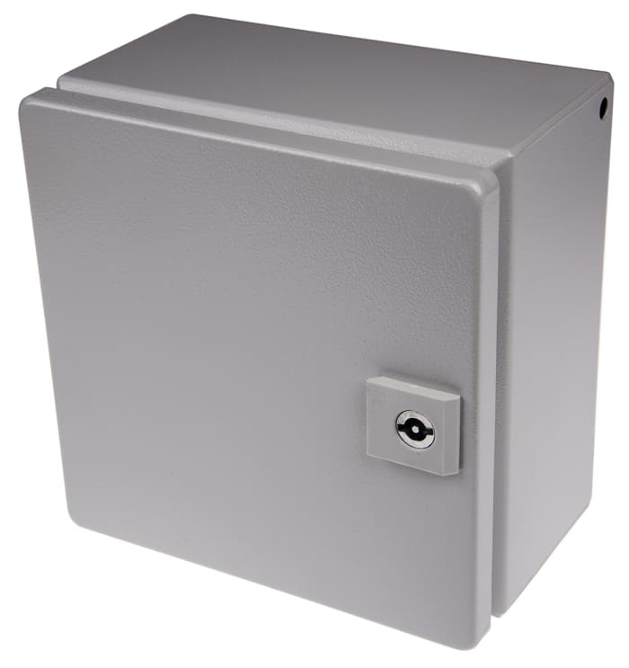Coffret mural Rittal E-Box EB en Acier, Hauteur 200 mm, Largeur 200 mm, Profondeur 120mm, Gris, IP66