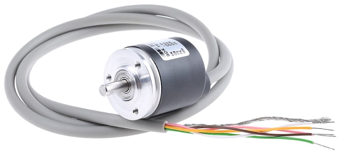 Baumer BDK Series Optical Incremental Encoder, 500 ppr, HTL/Push Pull Signal, Solid Type, 5mm Shaft