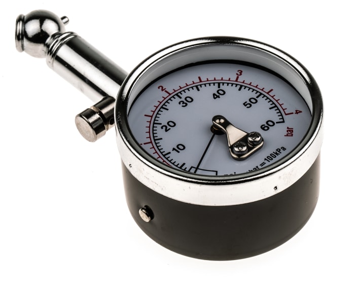 RS PRO Tyre Pressure Gauge