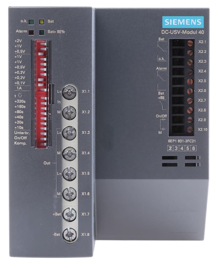 Siemens 22 → 29V dc Input DIN Rail Uninterruptible Power Supply, SITOP DC