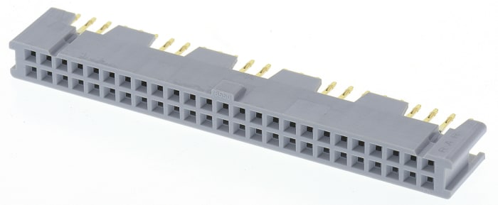 3M 8500 Series Straight Through Hole Mount PCB Socket, 50-Contact, 2-Row, 2.54mm Pitch, Solder Termination