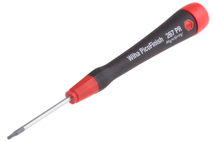 Wiha Torx  Screwdriver, T6 Tip, 40 mm Blade, 140 mm Overall