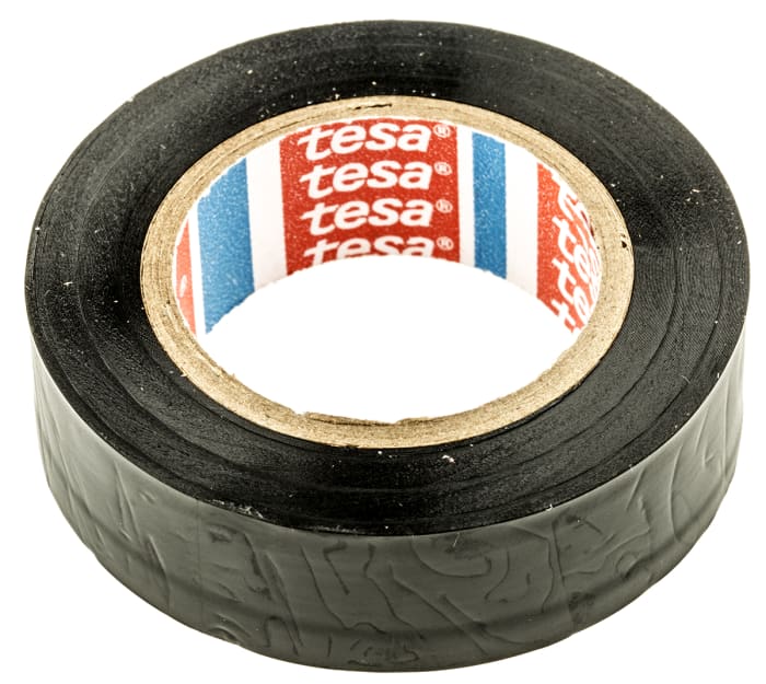 Tesaflex 4252 Black PVC Electrical Tape, 15mm x 10m