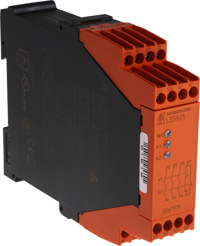Dold LG 5925 Series Output Module, 24 V ac/dc, 3NO/NC